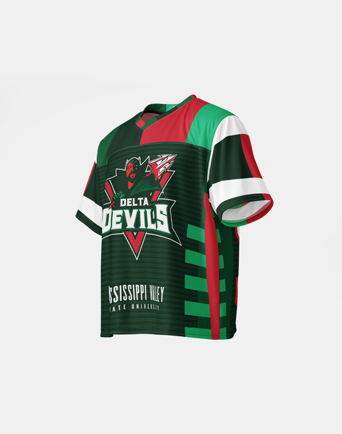 Mississippi Valley State University - Phenom HBCU Box Football Jersey
