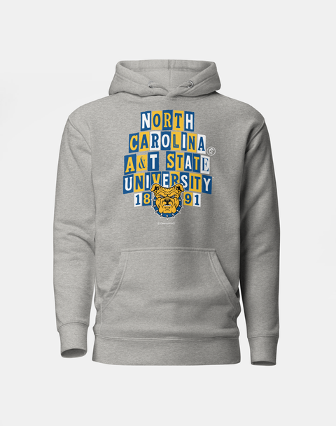 Dungeon Forward - North Carolina A&T State University - Collage Hoodie