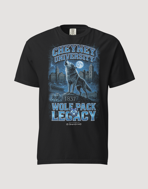 Dungeon Forward - Cheyney University - The Yard Bootleg Pusher Tee