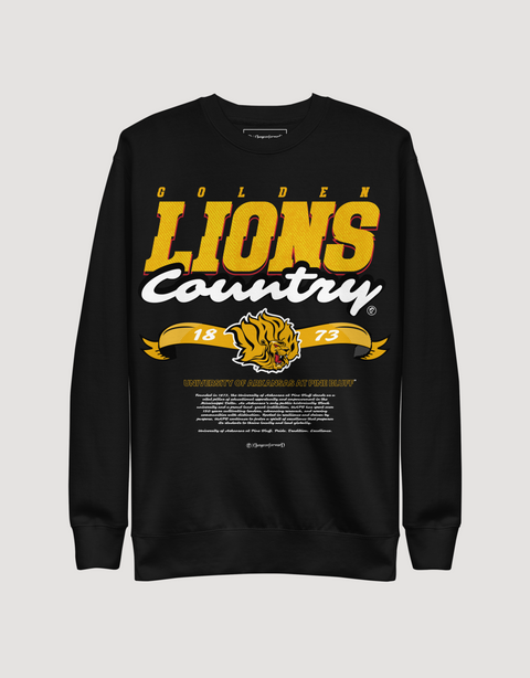 Dungeon Forward - University of Arkansas at Pine Bluff - Golden Lion Country - Classic Sweatshirt