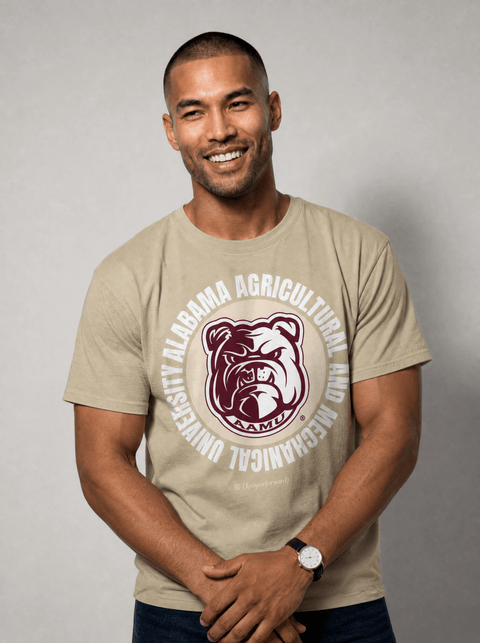 Alabama A&M University - Full Circle Oversized T-Shirt - DungeonForward