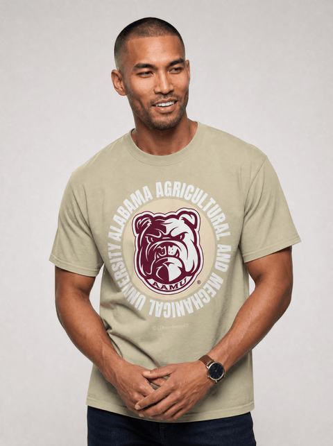 Alabama A&M University - Full Circle Oversized T-Shirt - DungeonForward