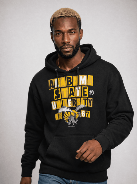 Alabama State University - Collage Hoodie - DungeonForward