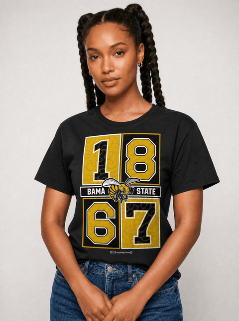Alabama State University - Concrete Date T-shirt - DungeonForward