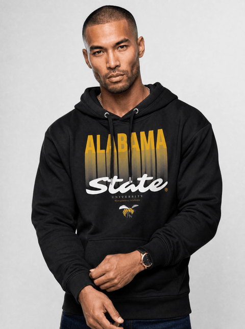 Alabama State University - Fade Hoodie - DungeonForward