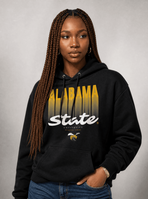 Alabama State University - Fade Hoodie - DungeonForward
