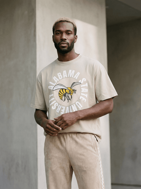 Alabama State University - Full Circle Oversized T-Shirt - DungeonForward