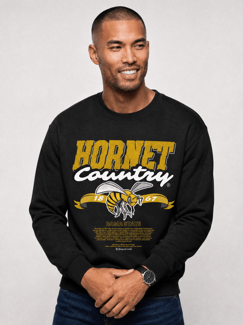 Alabama State University - Hornet Country - Classic Sweatshirt. - DungeonForward