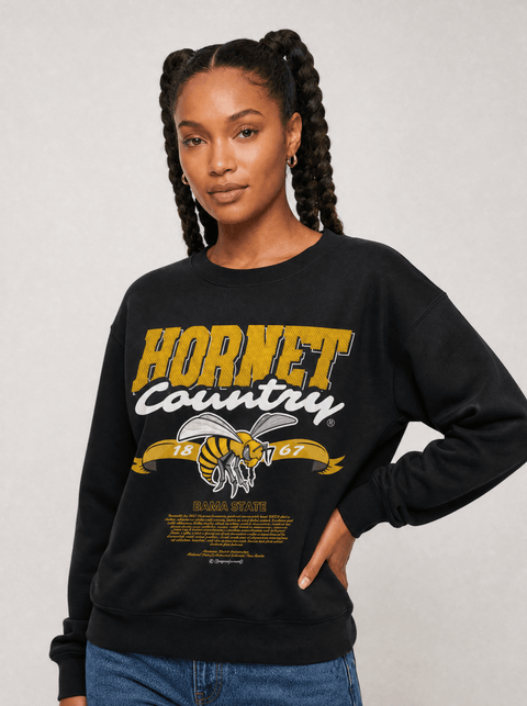 Alabama State University - Hornet Country - Classic Sweatshirt. - DungeonForward