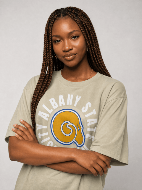 Albany State University - Full Circle Oversized T-Shirt - DungeonForward