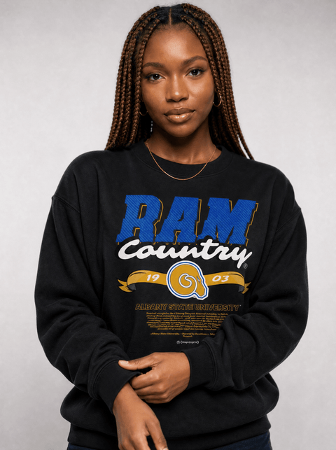 Albany State University - Ram Country - Classic Sweatshirt - DungeonForward