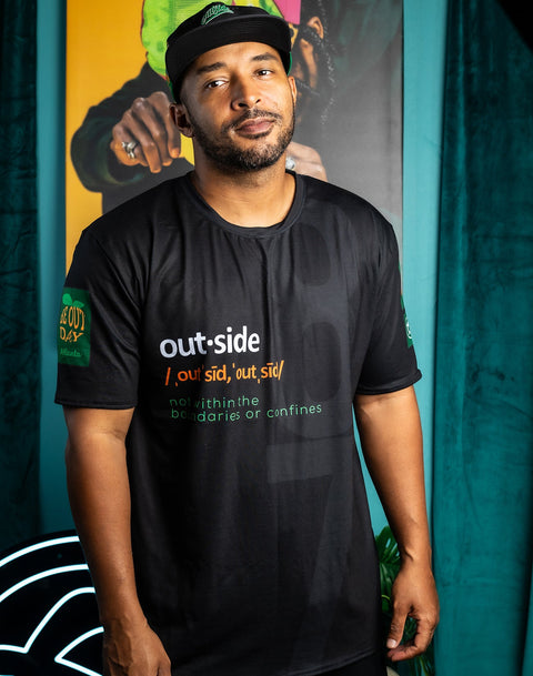 Be Out Day - Outside Definition - Black Athletic Tee - BOD2024 - DungeonForward