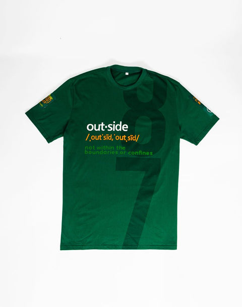 Be Out Day - Outside Definition - Green Tee - BOD2024 - DungeonForward