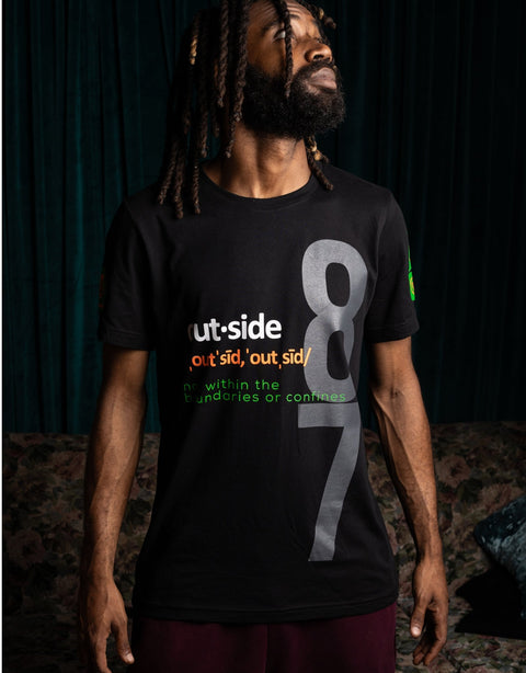 Be Out Day - Outside Definition - Promotional Black Tee - BOD2024 - DungeonForward