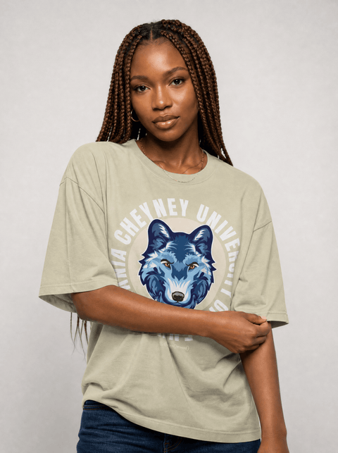 Cheyney University - Full Circle Oversized T-Shirt - DungeonForward