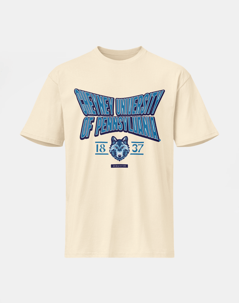 Cheyney University of Pennsylvania - HBCU - Stretch Logo Tshirt - DungeonForward