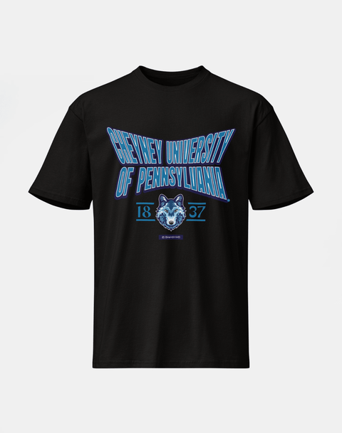 Cheyney University of Pennsylvania - HBCU - Stretch Logo Tshirt - DungeonForward
