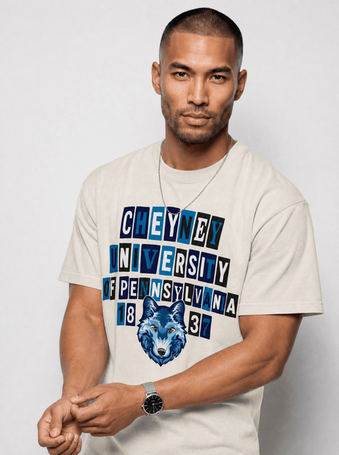 Cheyney University - The Collage - Oversized T-shirt - DungeonForward