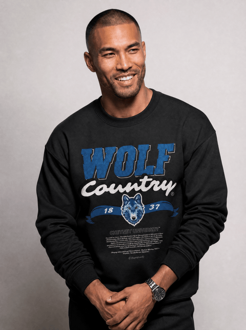 Cheyney University - Wolf Pack Country- Classic Sweatshirt - DungeonForward
