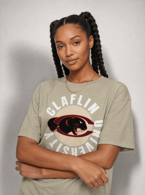 Claflin University - Full Circle Oversized T-Shirt - DungeonForward