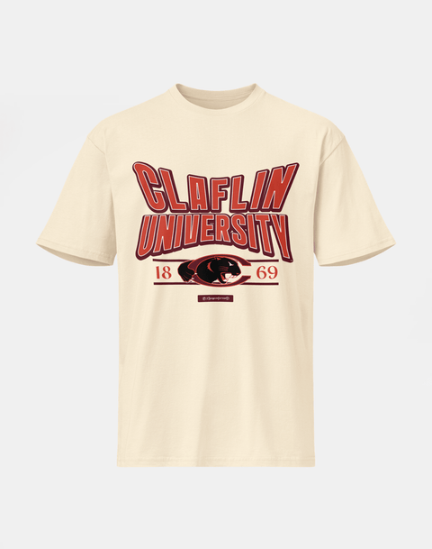 Claflin University - HBCU - Stretch Logo Tshirt - DungeonForward