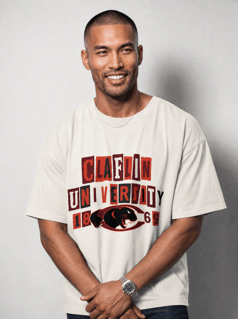 Claflin University - The Collage - Oversized T-shirt - DungeonForward