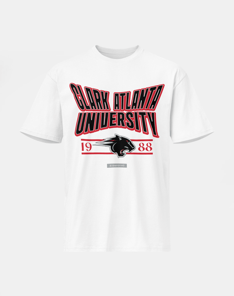 Clark Atlanta University - HBCU - Stretch Logo Tshirt - DungeonForward