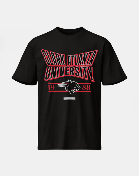 Clark Atlanta University - HBCU - Stretch Logo Tshirt - DungeonForward