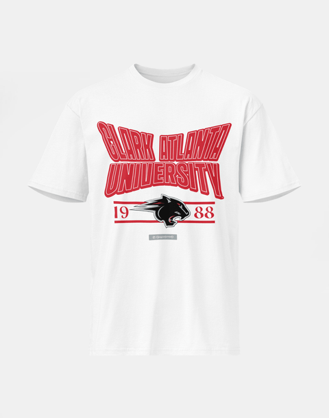 Clark Atlanta University - HBCU - Stretch Logo Tshirt - DungeonForward