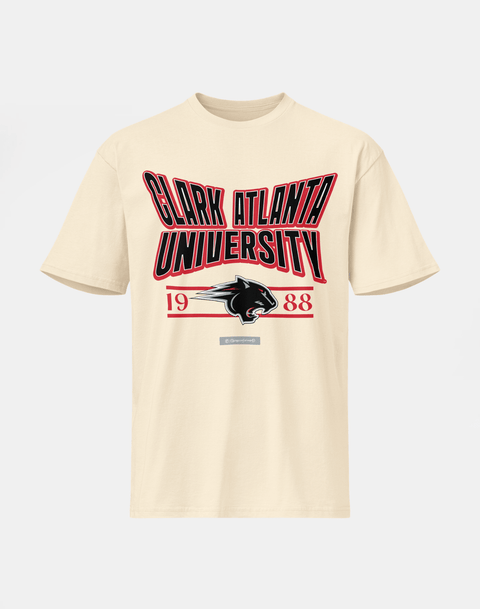 Clark Atlanta University - HBCU - Stretch Logo Tshirt - DungeonForward