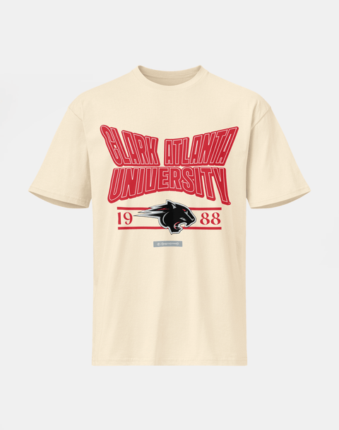 Clark Atlanta University - HBCU - Stretch Logo Tshirt - DungeonForward