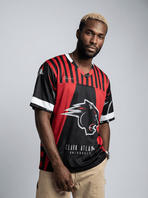 Clark Atlanta University - Phenom HBCU Box Football Jersey - DungeonForward