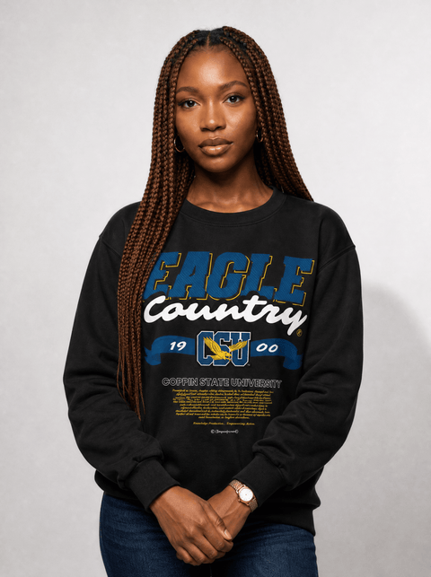 Coppin State University - Eagle Country - Classic Sweatshirt - DungeonForward