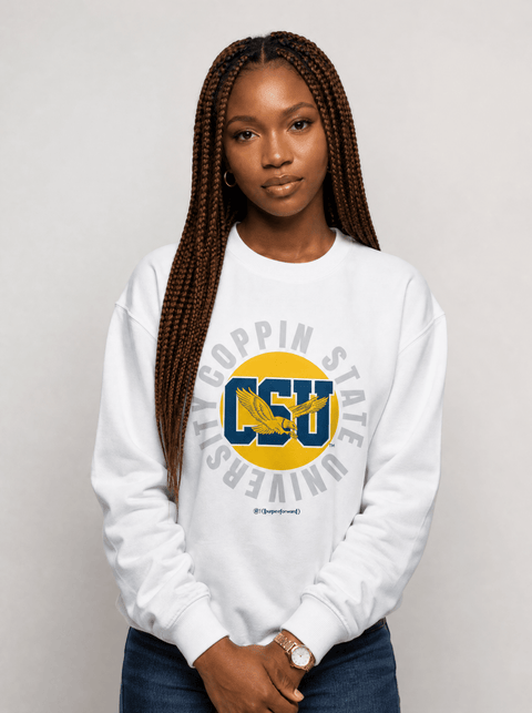 Coppin State University - Eagle Nation - Full Circle Extra Comfy Sweatshirt - DungeonForward
