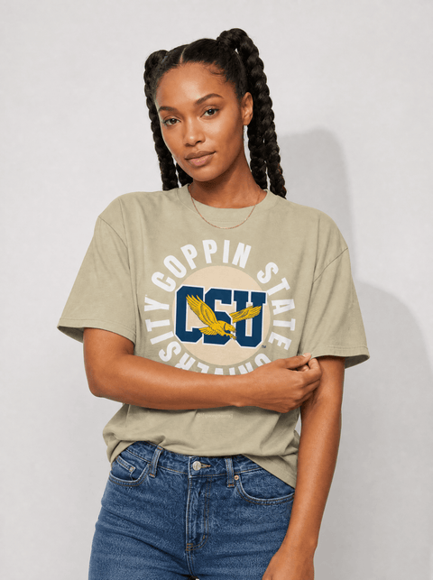Coppin State University - Full Circle Oversized T-Shirt - DungeonForward