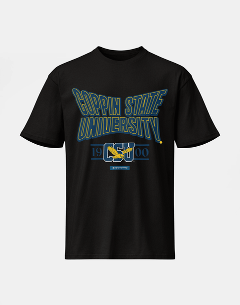 Coppin State University - HBCU - Stretch Logo Tshirt - DungeonForward