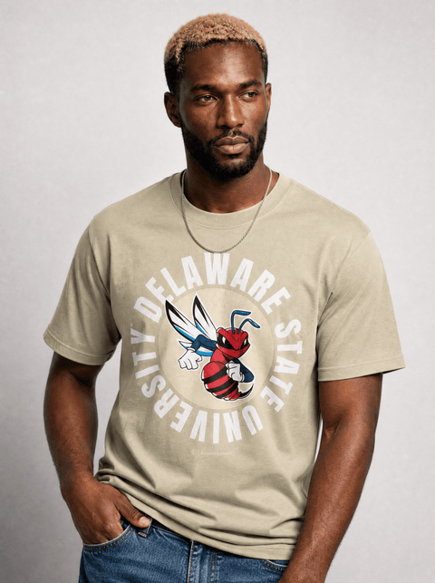 Delaware State University - Full Circle Oversized T-Shirt - DungeonForward