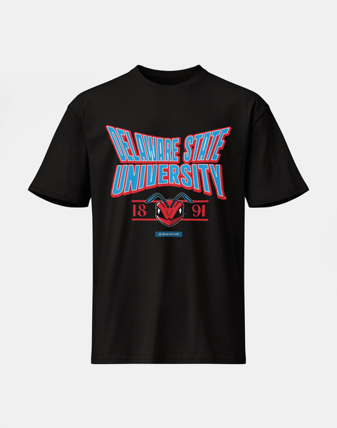 Delaware State University - HBCU - Stretch Logo Tshirt - DungeonForward
