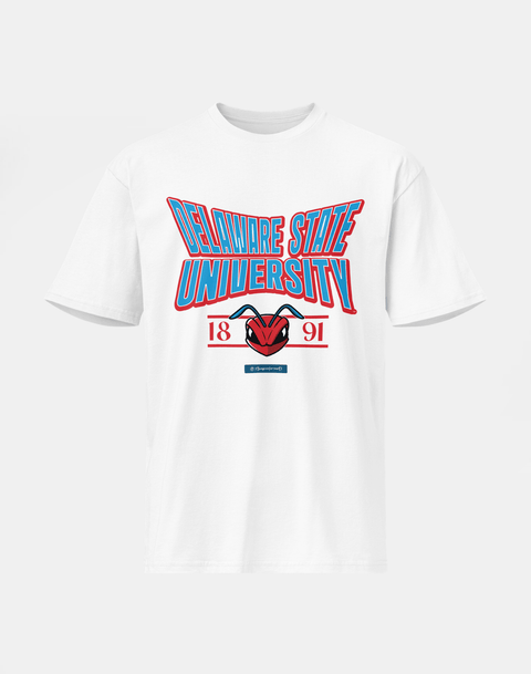Delaware State University - HBCU - Stretch Logo Tshirt - DungeonForward