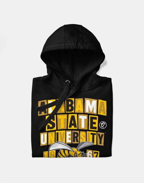 Dungeon Forward - Alabama State University - Collage Hoodie - DungeonForward