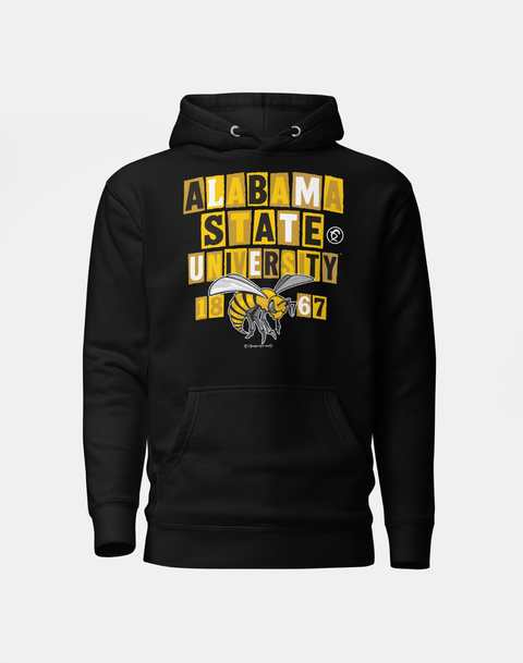 Dungeon Forward - Alabama State University - Collage Hoodie - DungeonForward