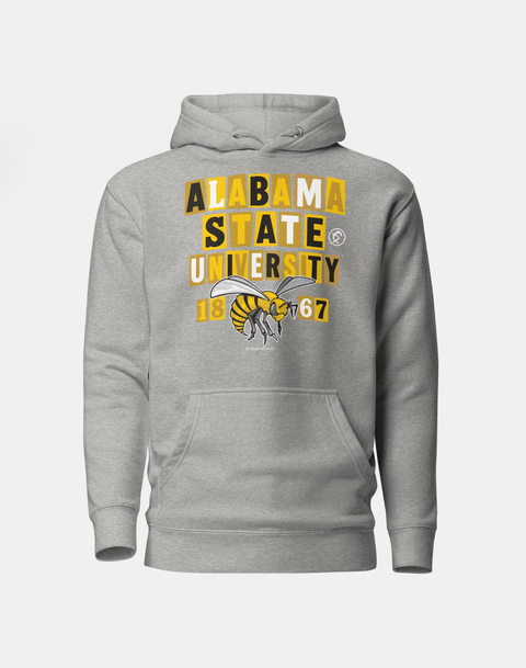 Dungeon Forward - Alabama State University - Collage Hoodie - DungeonForward