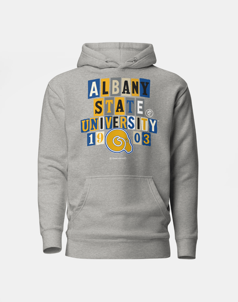 Dungeon Forward - Albany State University - Collage Hoodie - DungeonForward