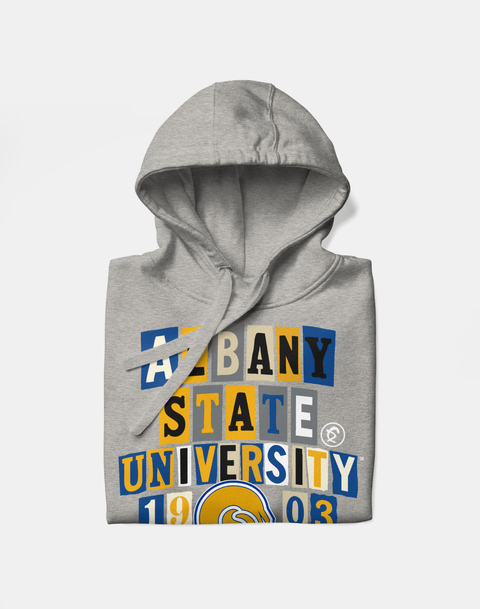 Dungeon Forward - Albany State University - Collage Hoodie - DungeonForward