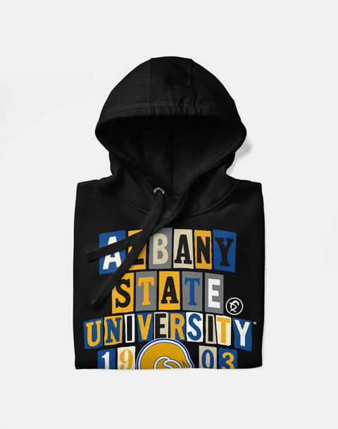 Dungeon Forward - Albany State University - Collage Hoodie - DungeonForward