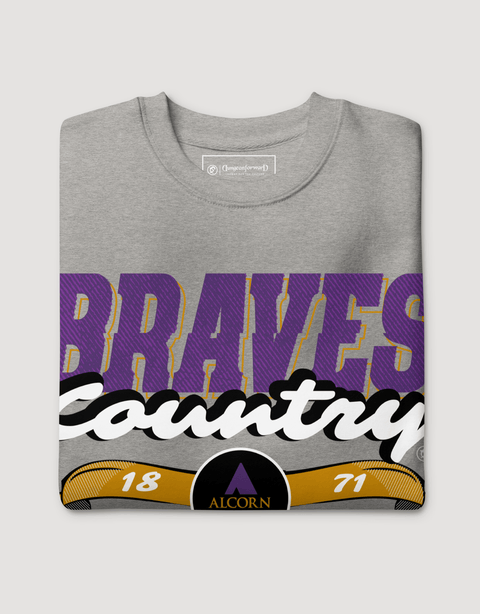 Dungeon Forward - Alcorn State University - Brave Nation - Classic Sweatshirt - DungeonForward