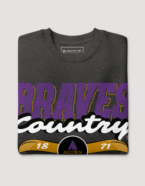 Dungeon Forward - Alcorn State University - Brave Nation - Classic Sweatshirt - DungeonForward