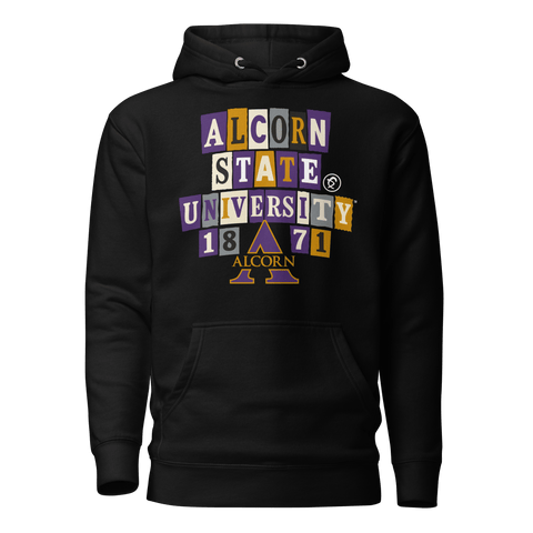 Dungeon Forward - Alcorn State University - Collage Hoodie - DungeonForward