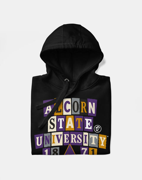 Dungeon Forward - Alcorn State University - Collage Hoodie - DungeonForward