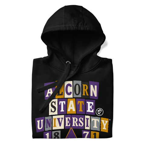 Dungeon Forward - Alcorn State University - Collage Hoodie - DungeonForward